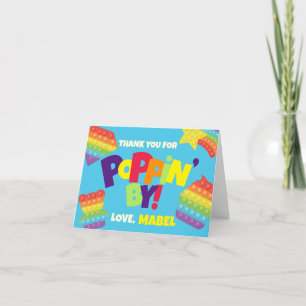 Pop It! Birthday Folded Thank You Card