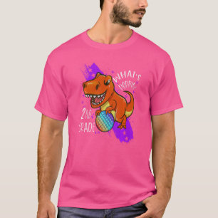 Pop It Fidget Toy Dinosaur Rex Back To School 2nd T-Shirt