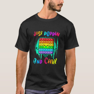 Pop It Fidget Toy Rainbow Kids Toddler Boys Girls T-Shirt
