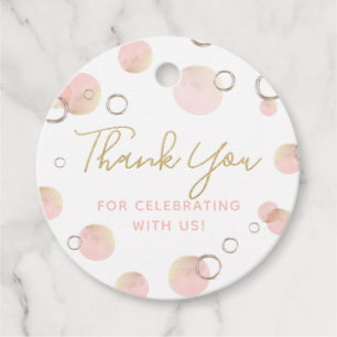 Pop it When She Pops Favour Tag, Thank You Tag