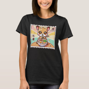 Pop Japanese Art Postage Stamp Cute Kangaroo Joey T-Shirt
