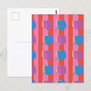 Pop Japanese School Bag Postcard