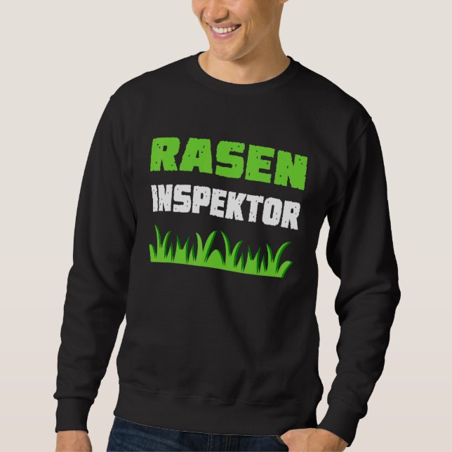 Pop Lawn Inspection Lawnmower Sweatshirt (Front)