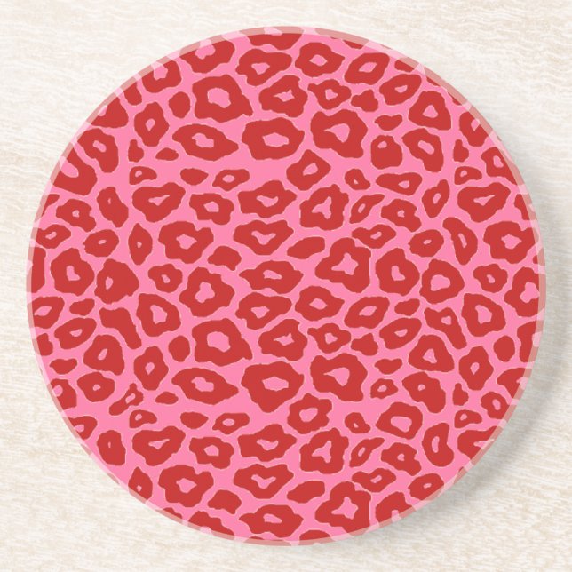 Pop Leopard Coaster (Front)