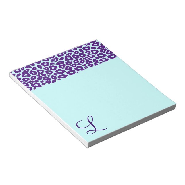 Pop Leopard Pattern Notepad (Angled)