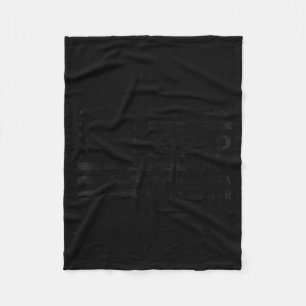 Pop Like A Grandpa Only Cooler Fathers Day Black Fleece Blanket