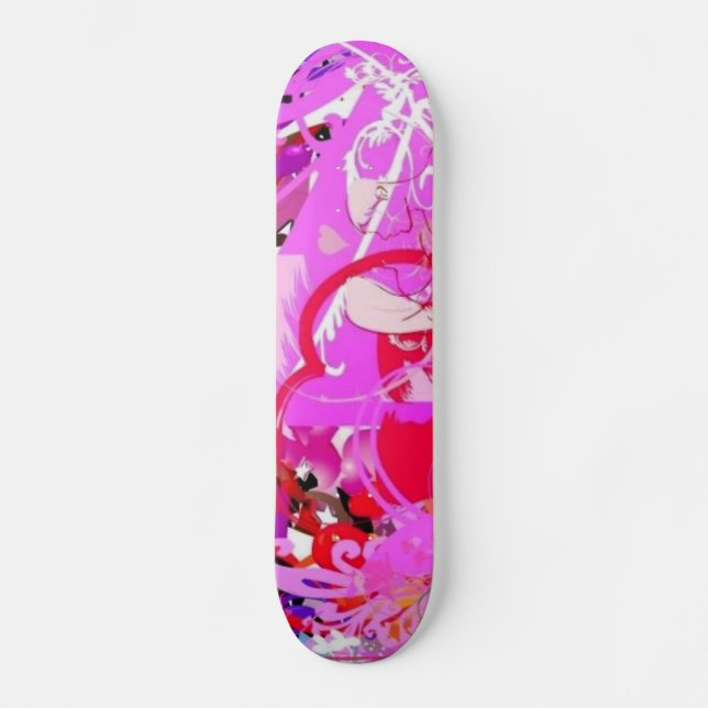 Pop Love Stakeboard Skateboard (Front)