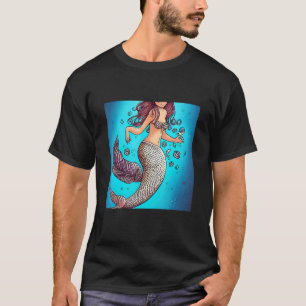 Pop Mermaid Dun Under The Sea Very Cute Whimsical T-Shirt