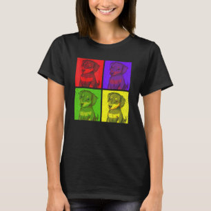 Pop Miniature Pinscher Dog Cute Pet Min Pinscher T-Shirt