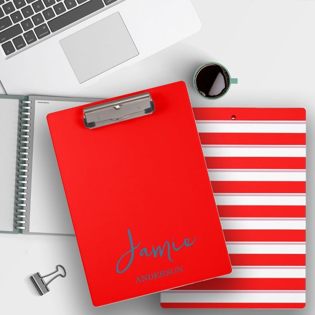 Pop Mix Bold Stripes College Office Home Use Clipboard (Creator Uploaded)
