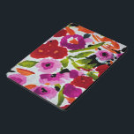 Pop of Bold Colour Inky Watercolor Flowers Wedding iPad Pro Cover<br><div class="desc">binder</div>