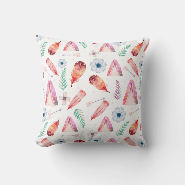 Pop of Joy Throw Pillow (Front)