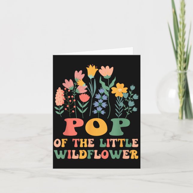 Pop of The Little Wildflower Ba Card (Front)