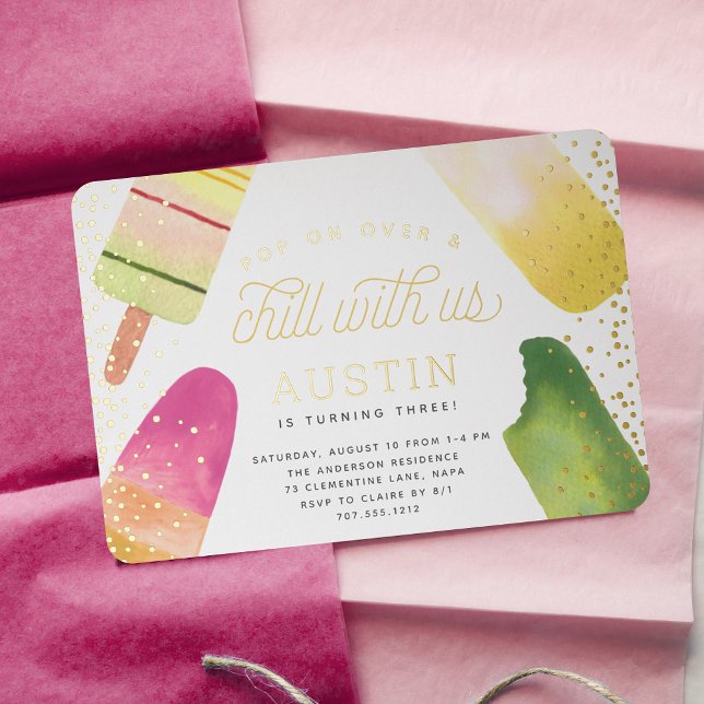 Pop On Over & Chill | Popsicle Kids Birthday Party (Creator Uploaded)