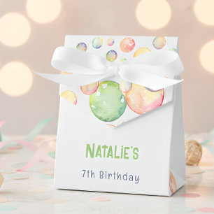 Pop on over! Soap bubbles birthday kid Favour Box