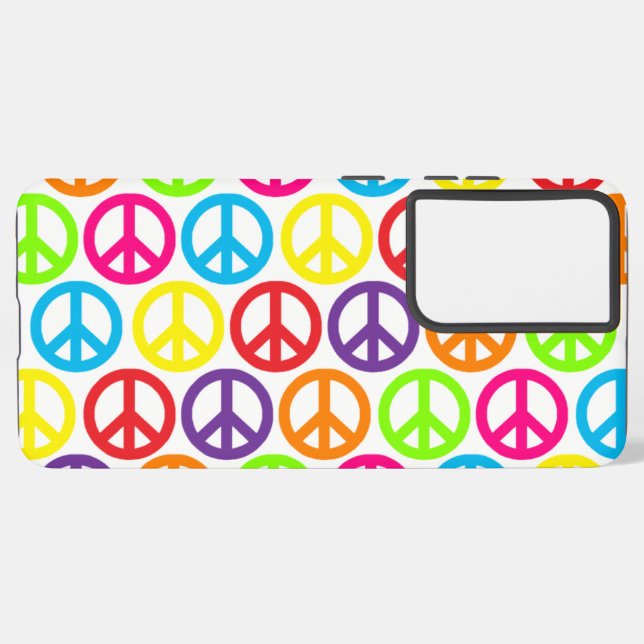Pop Peace Samsung Galaxy S21 Ultra Case (Left Side)