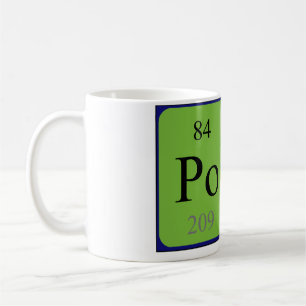 Pop periodic table name mug