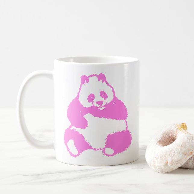 Pop Pink Panda Mug (With Donut)