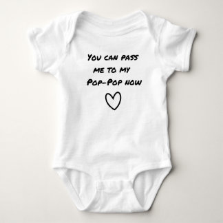 Pop pop baby outfit bodysuit