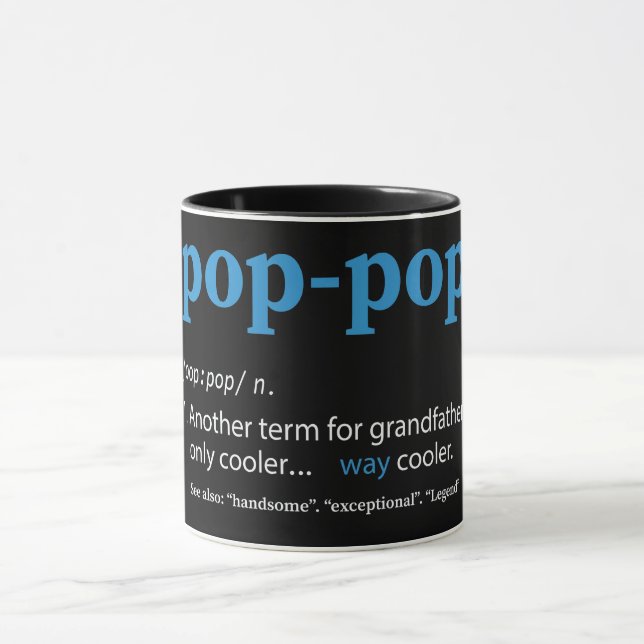Pop-Pop Definition Mug (Center)