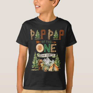 Pop pop of the one happy camper 1st birthday T-Shirt