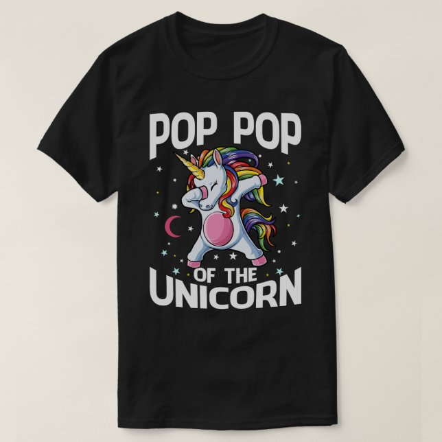 POP POP Of The Unicorn  T-Shirt (Design Front)