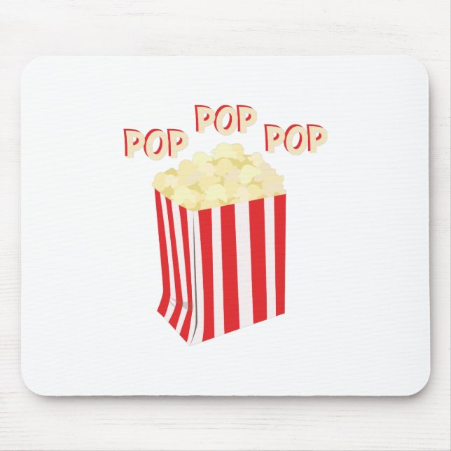 Pop Popcorn Mouse Pad (Front)