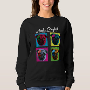 Pop Puggle Pug Dog Owner Artist Pet Dog  Pugs Sweatshirt