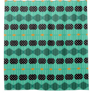 Pop Retro Shower Curtain