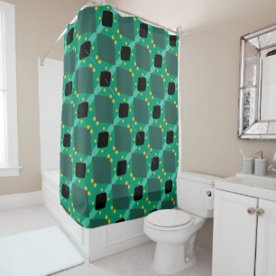 Pop Retro Shower Curtain