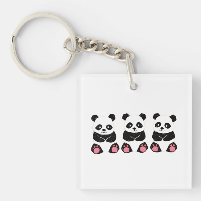 Pop Simple Design☆Pan Key Holder Key Ring (Front)