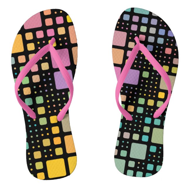 Pop Squares Jandals (Footbed)