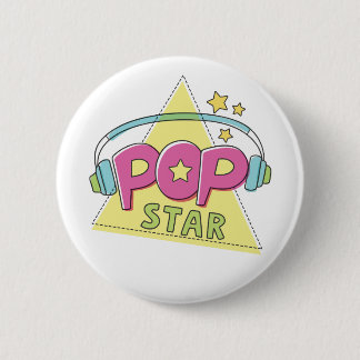 Pop Star 6 Cm Round Badge