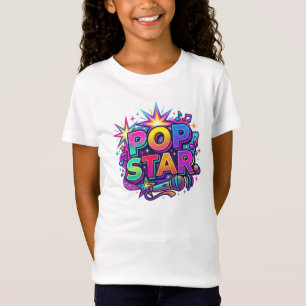  Pop Star Funny Popcorn Pun Graphic T-Shirt