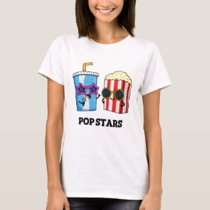 Pop Stars Funny Snack Pun T-Shirt