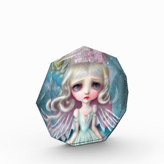 Pop Surrealism Blonde Girl Photo Block