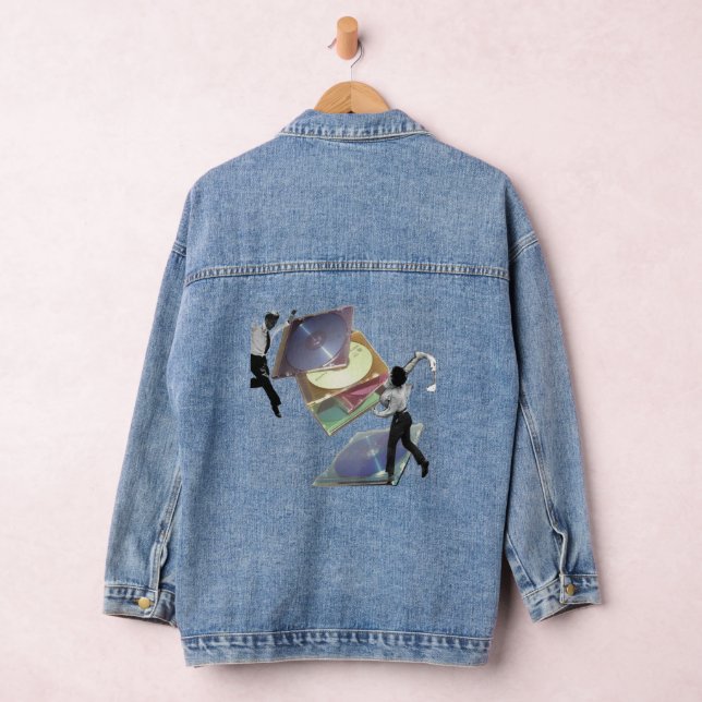 pop surrealism collage denim jacket (Hangar)