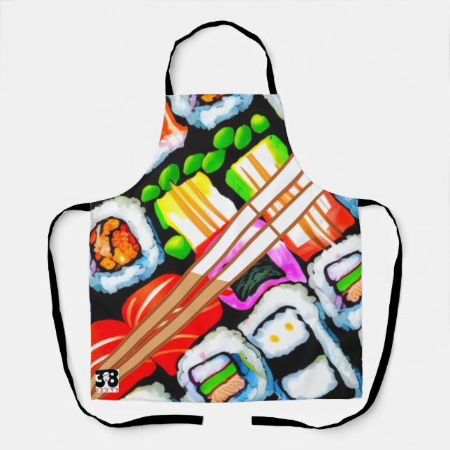 Pop Sushi Apron (Front)