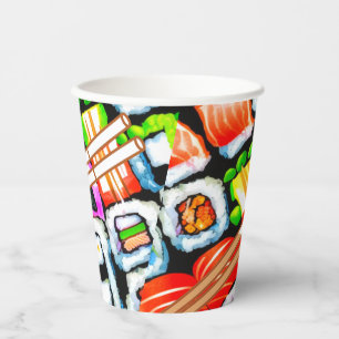 Pop Sushi Paper Cups