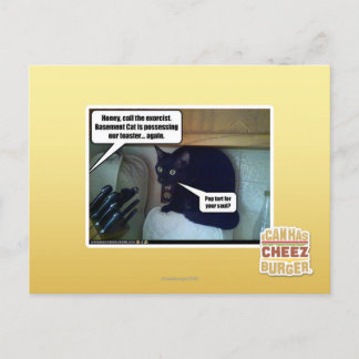 Pop tart for your soul? postcard