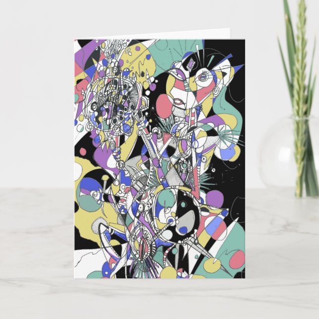 Pop Tech Girl Card (Front)