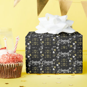 Pop The Champagne Celebration Party Wrapping Paper