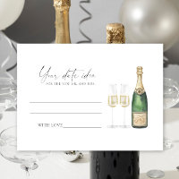 Pop the Champagne - Date night ideas \ Date jar