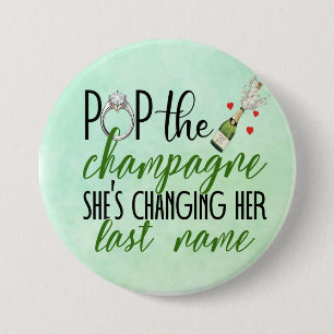 Pop the Champagne Engagement Button