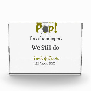 Pop the champagne we still do gold grey couple nam photo block