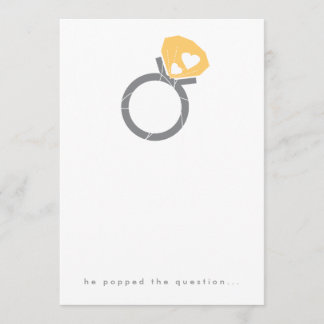Pop the Question Engagement Party Invitation
