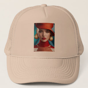pop trucker hat