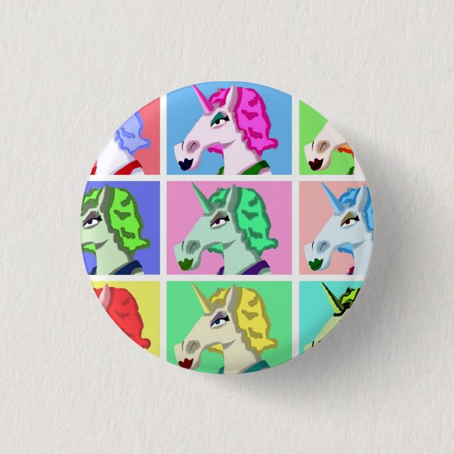 Pop Unicorn Button (Front)