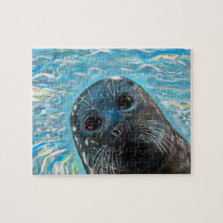 Pop Up Seal Painting Jigsaw Puzzle