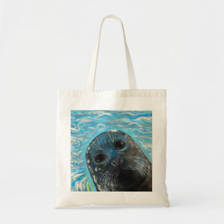 Pop Up Seal Painting Tote Bag